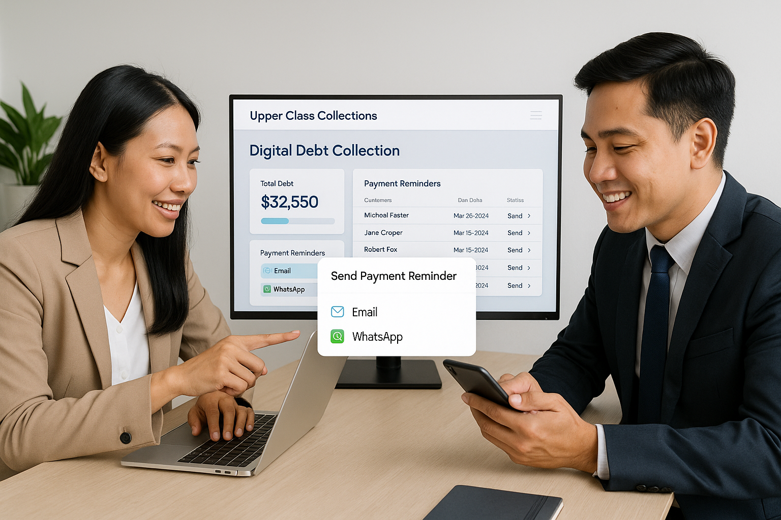 Infografik proses digital debt collection dan manfaatnya