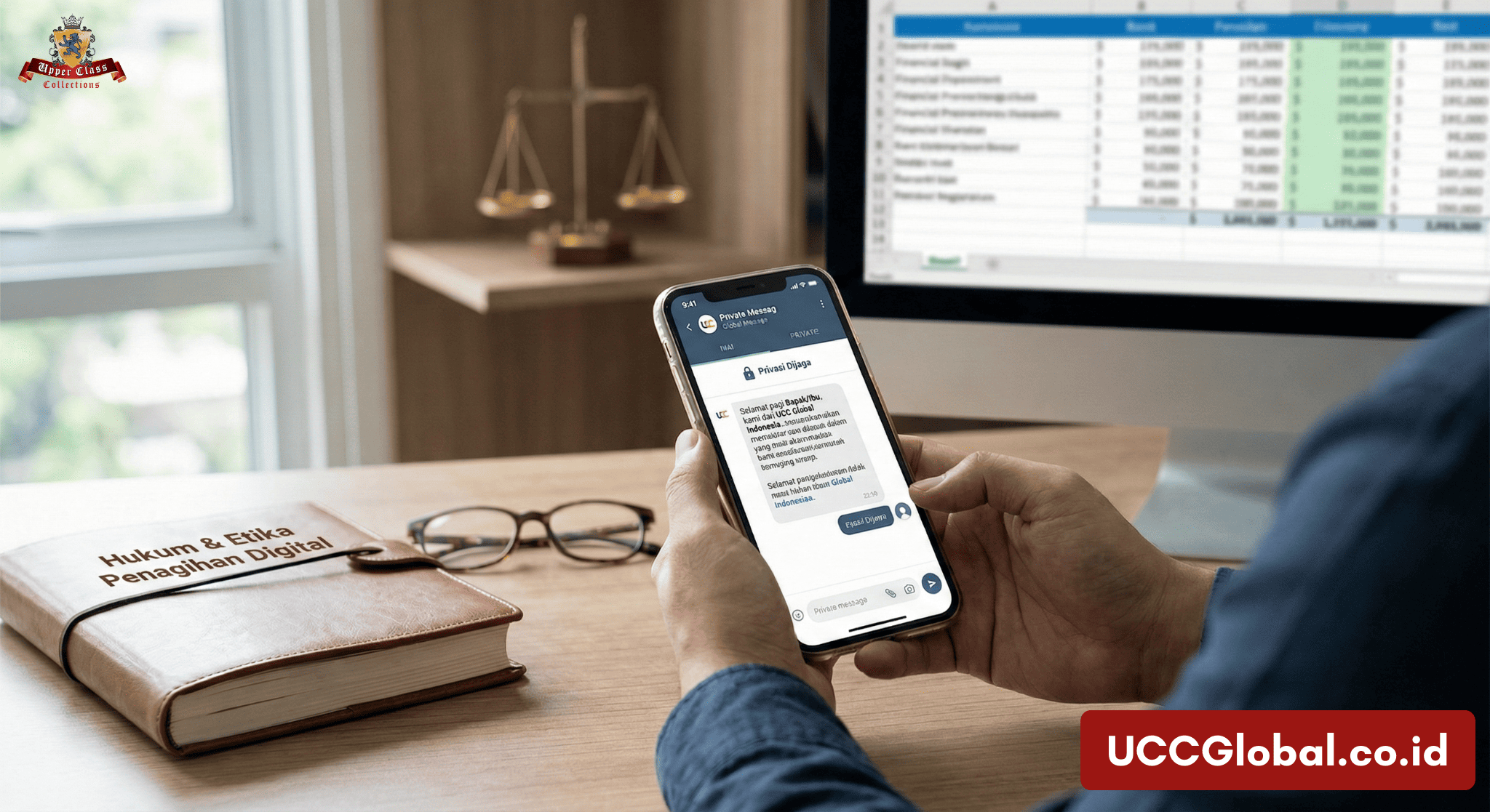 etika penggunaan media sosial dalam proses penagihan