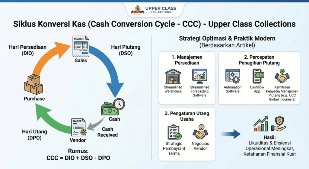 mengoptimalkan siklus konversi kas untuk peningkatan likuiditas