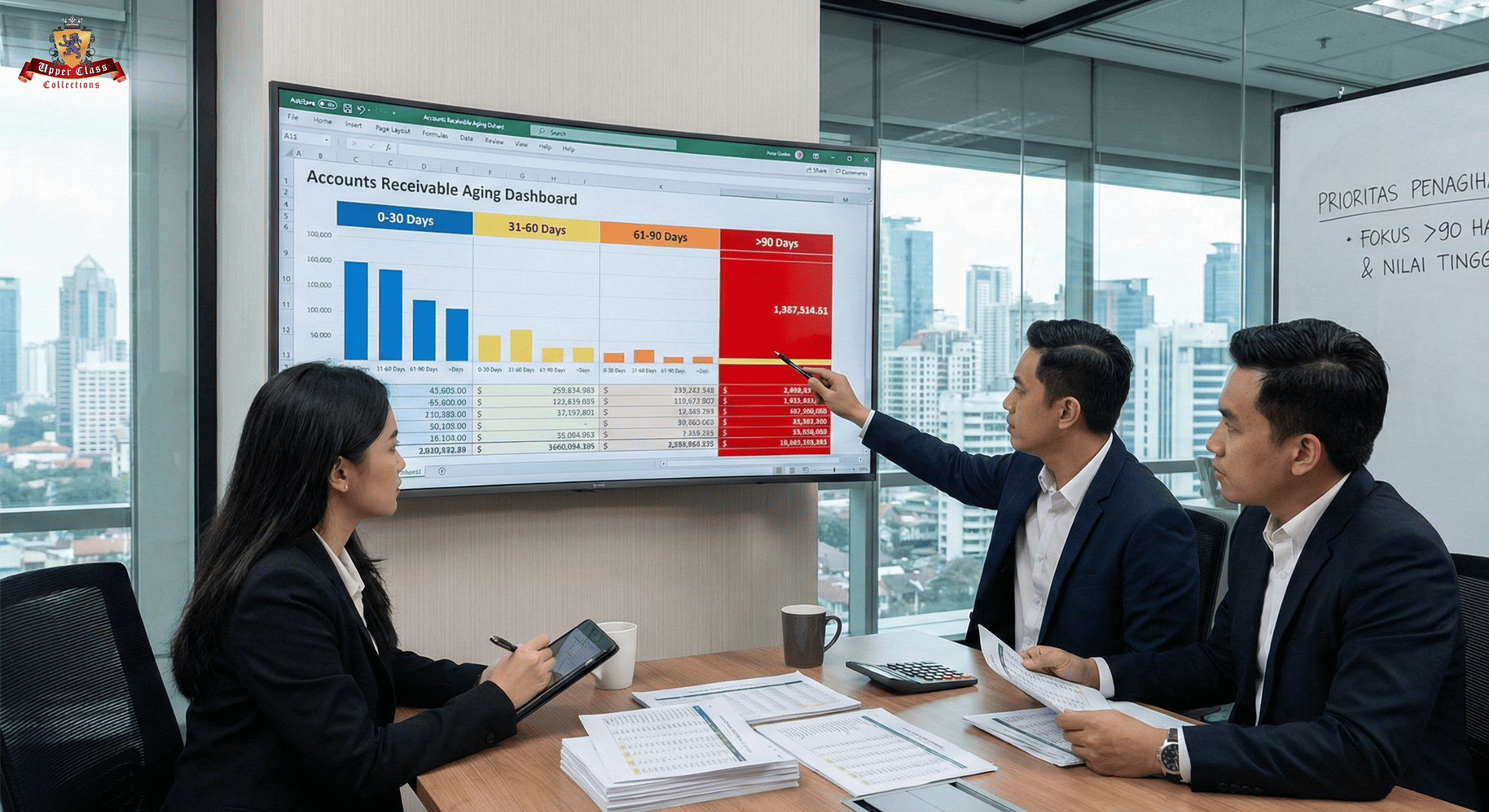 analisis piutang berdasarkan usia untuk prioritas penagihan