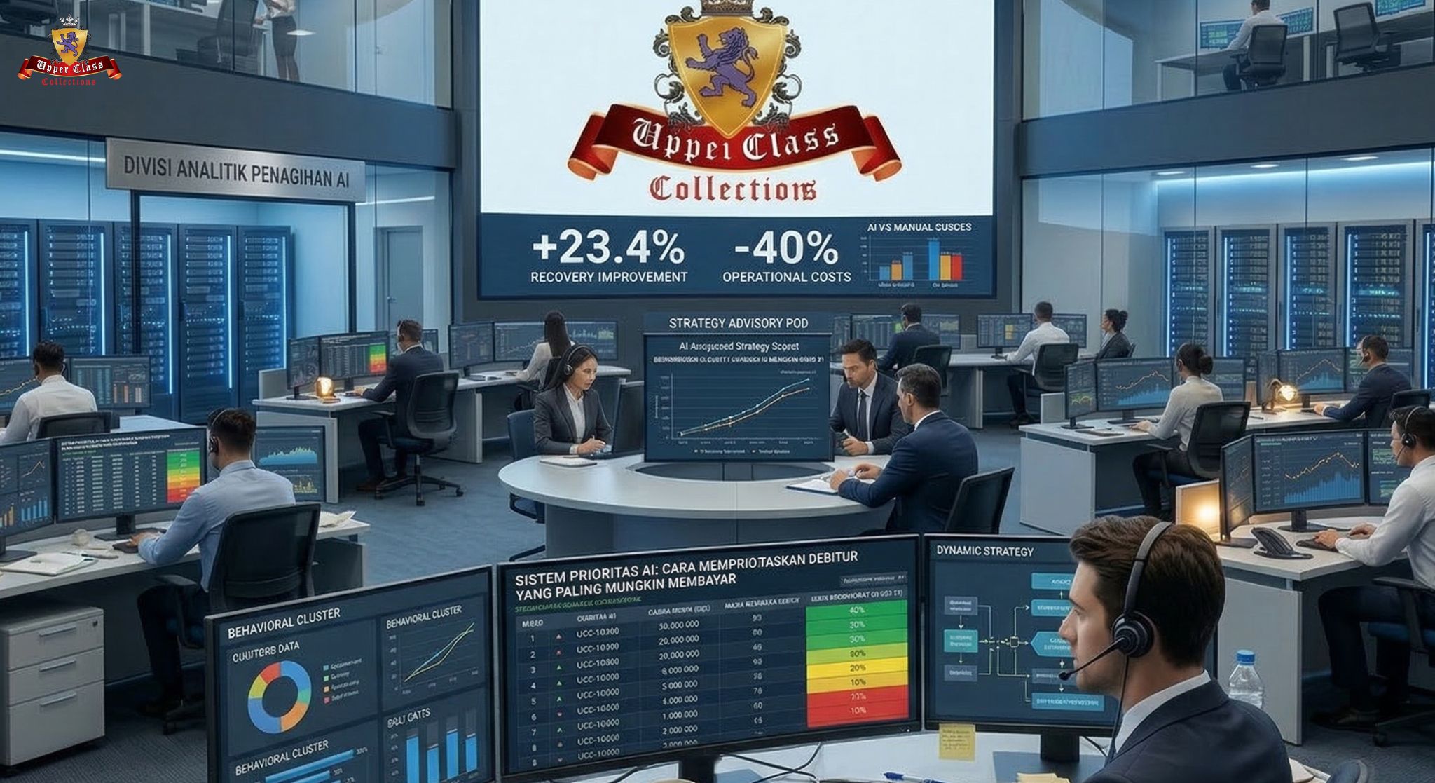 cara AI memprioritaskan debitur yang paling mungkin membayar