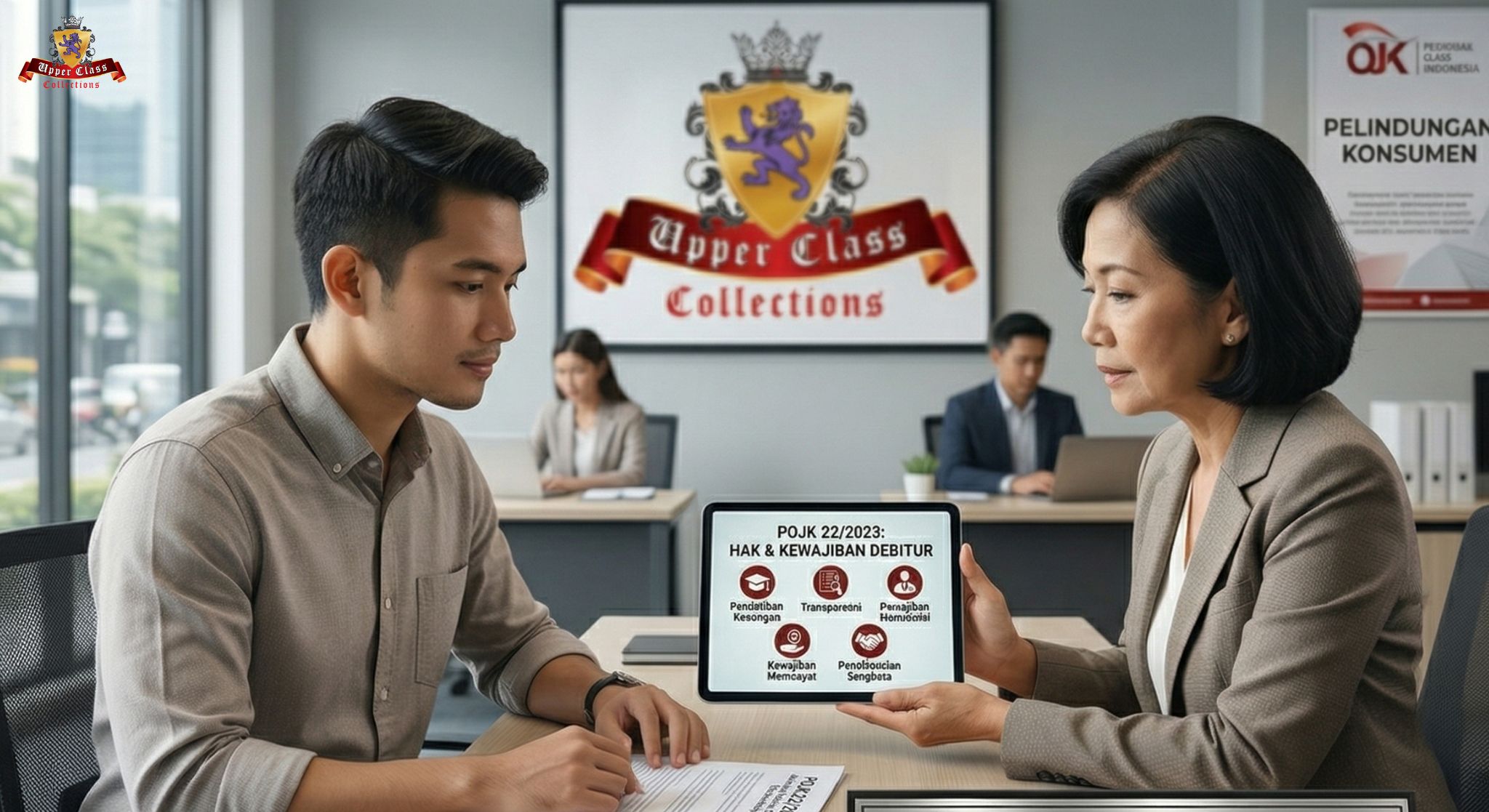 hak dan kewajiban debitur menurut POJK