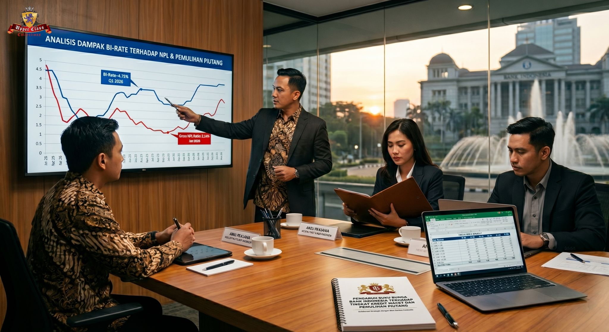 pengaruh suku bunga bank indonesia terhadap tingkat kredit macet dan pemulihan piutang